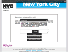 Tablet Screenshot of live.nyctraining.spain.equatorlearning.com